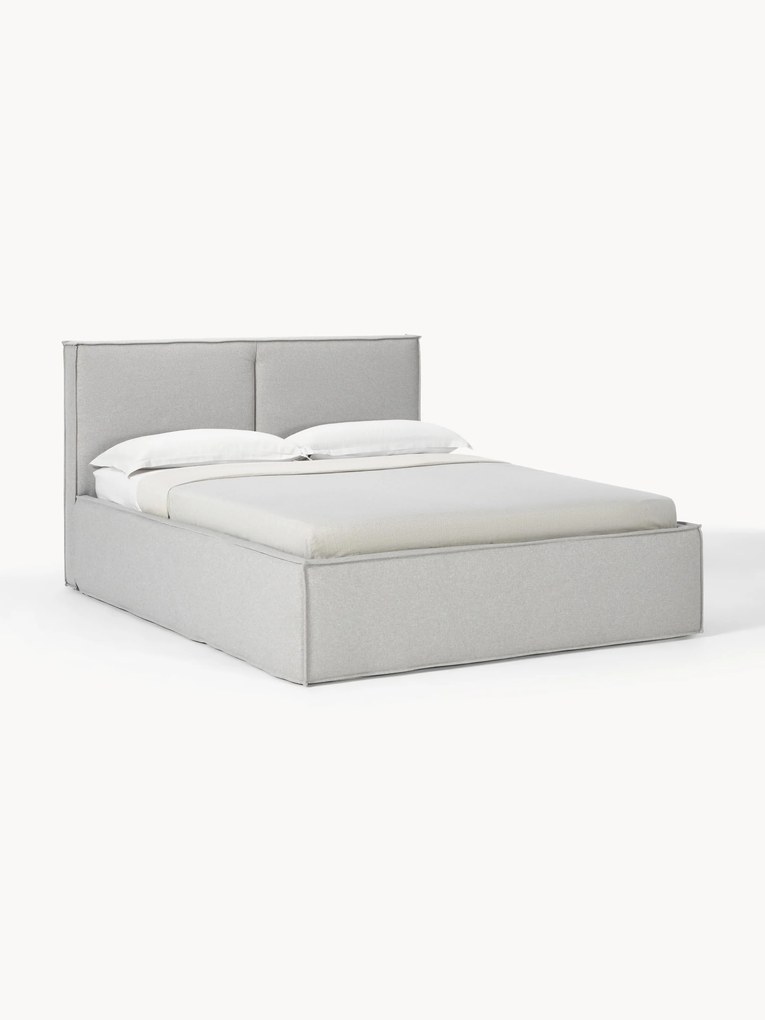 Cama estofada com arrumação Dream