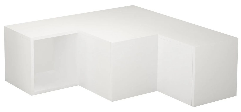 Estante Lima – Branco/Antracite – 90x180x20 cm