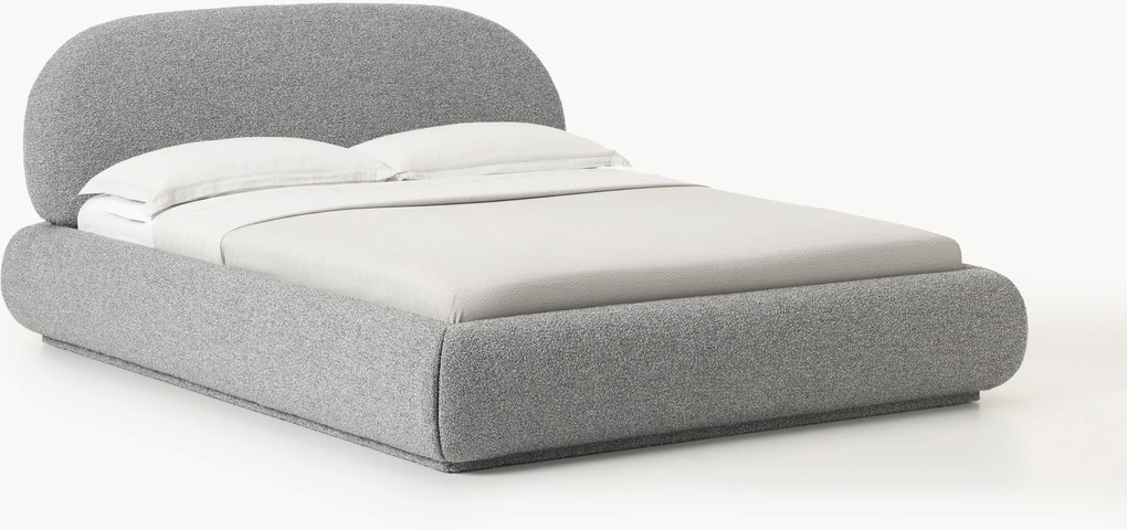 Cama estofada em bouclé Alba