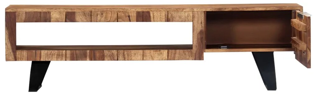 Móvel de TV 140x30x40 cm madeira de acácia maciça