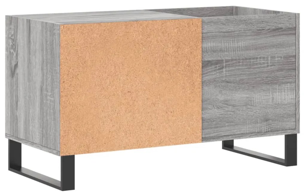 Armário p/ discos 85x38x48 cm derivados madeira cinzento sonoma