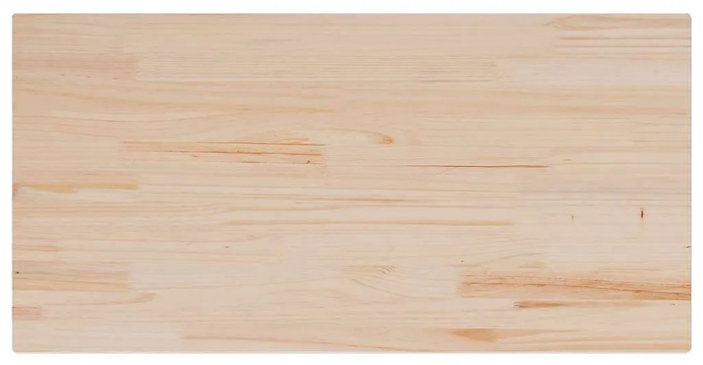 Tampo de mesa retangular 110x55x2,5 cm pinho maciço