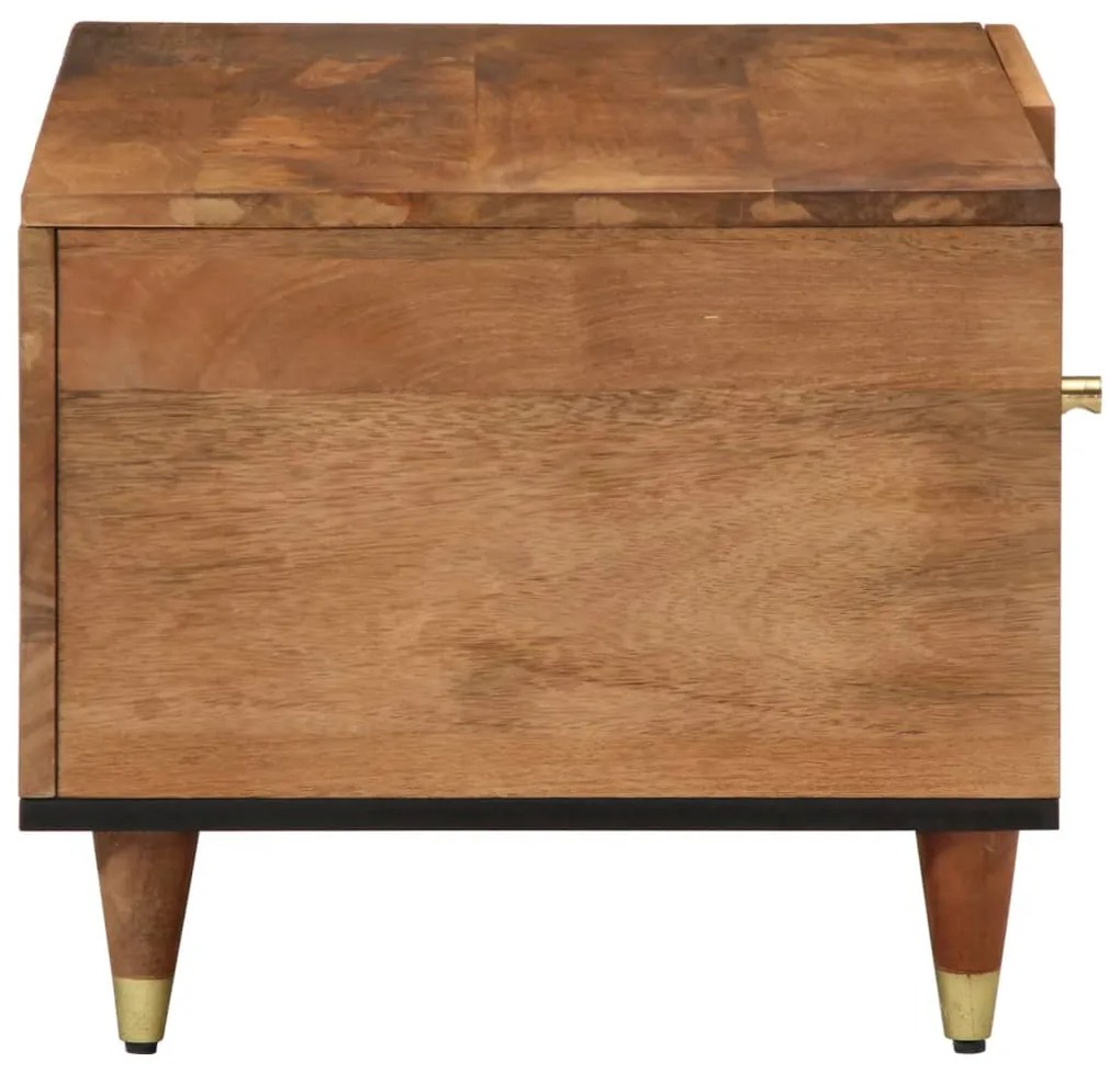 Mesa de centro 80x50x40 cm madeira de mangueira maciça