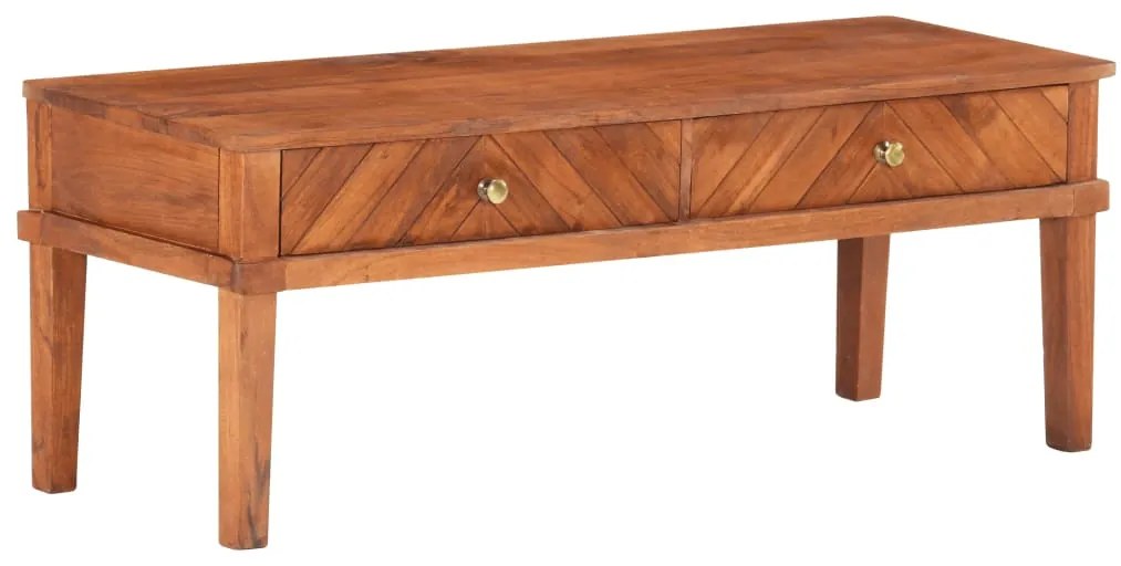 Móvel de TV 110x40x41 cm madeira de acácia maciça