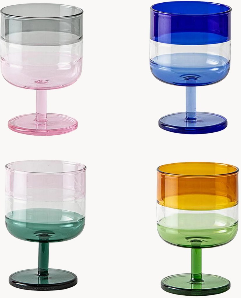Copos de vinho Stacks, conjunto de 4