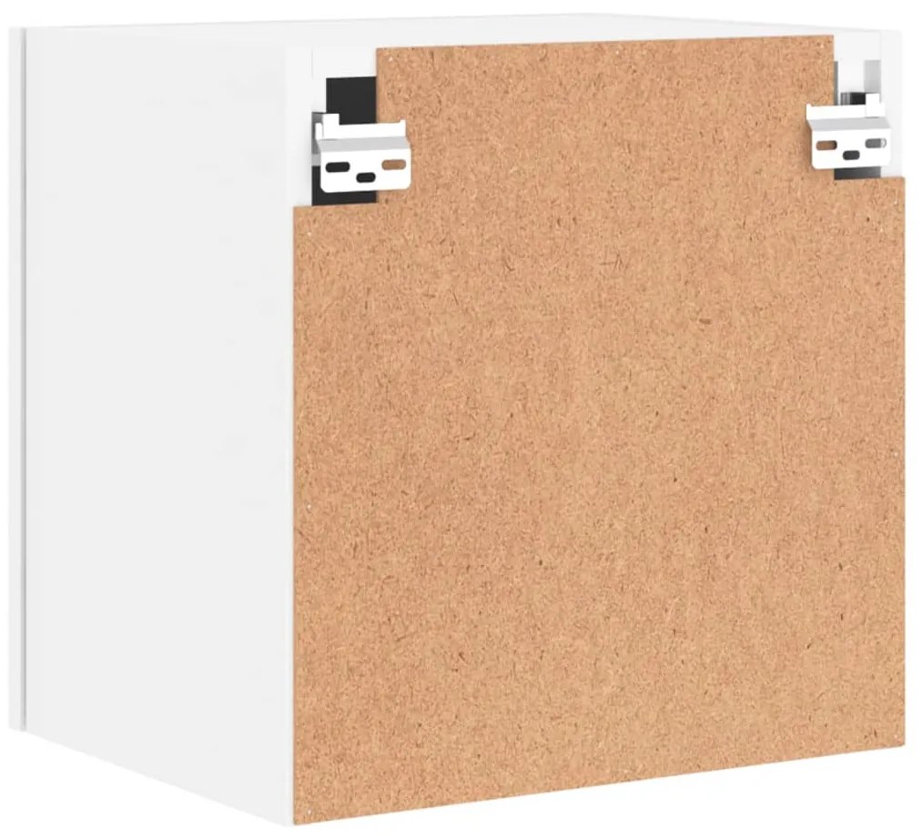 Móveis parede p/ TV 2pcs 40,5x30x40 cm derivados madeira branco