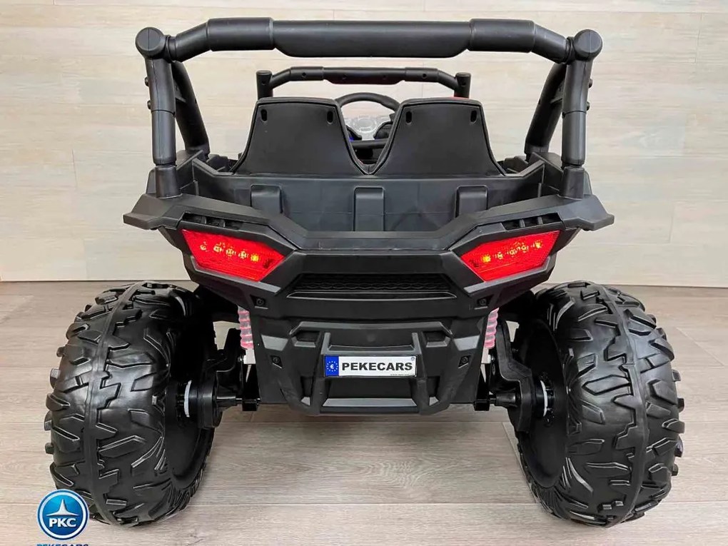 Carro eletrico crianças Buggy Dakar 24V MP4 Vermelho