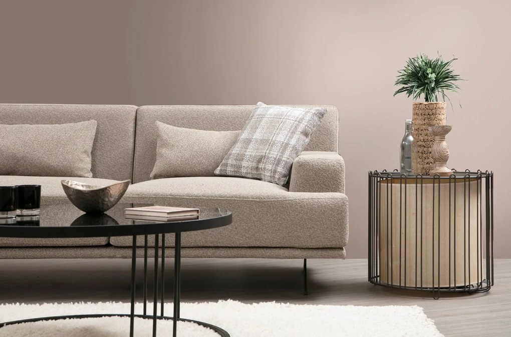 Sofá de Canto Bentley – Bege – 302 x 80 x 302 cm
