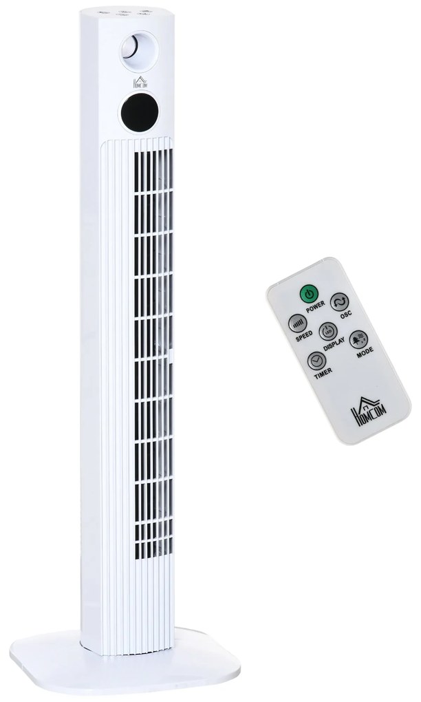 Ventoinha de Coluna 45W Silencioso com Controle Remoto 3 Velocidades 3