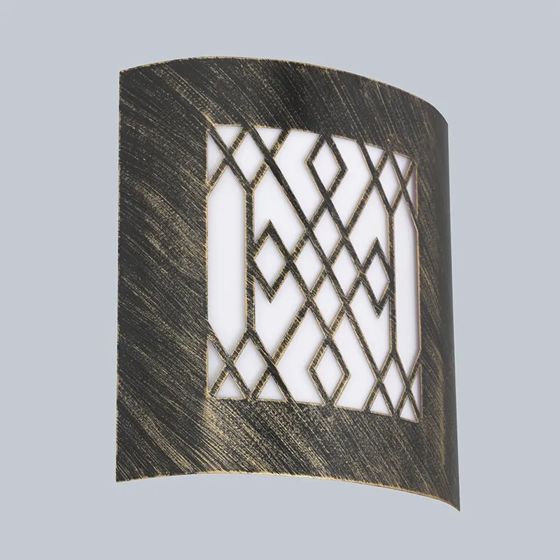 Candeeiro de parede exterior moderno castanho ferrugem IP44 - Emmerald Classic