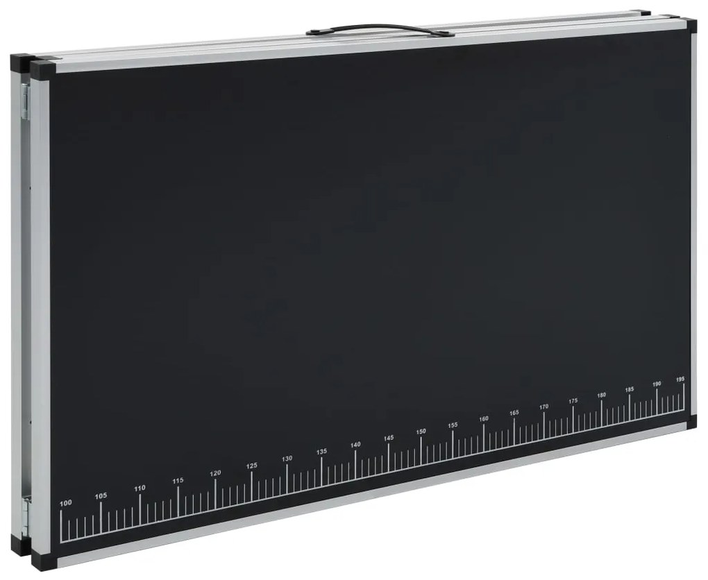 Mesa/bancada de trabalho dobrável MDF e alumínio 300x60x78 cm