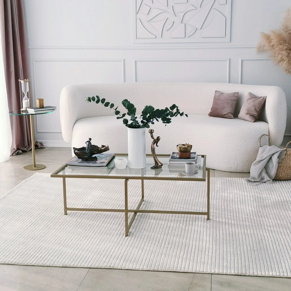 Mesa de Centro Sun S408 – Dourado – 94x35x64 cm