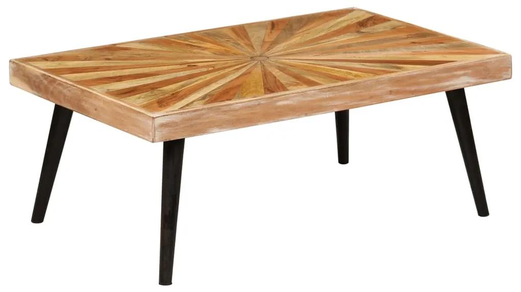 Mesa de centro madeira de mangueira maciça 90x55x36 cm