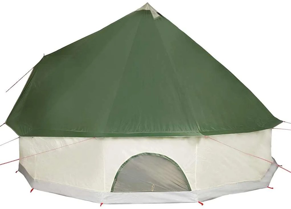 Tenda familiar tipi para 10 pessoas impermeável verde