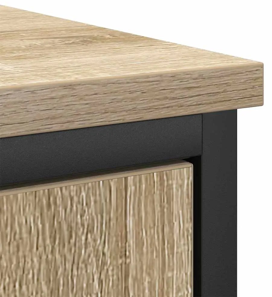 Conjunto de Móveis para Casa de Banho 3 Peças Madeira Sonoma Engenheir