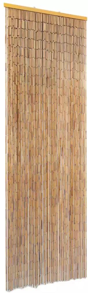Cortina de porta anti-insetos em bambu 56x185 cm