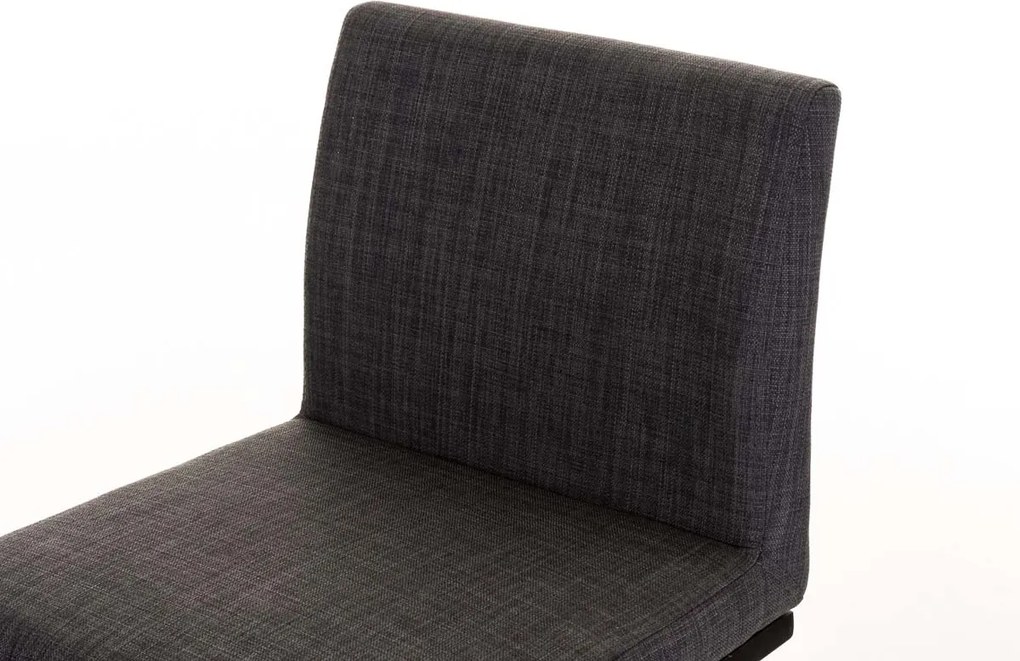 Banco de bar Panama B Tecido cinza escuro