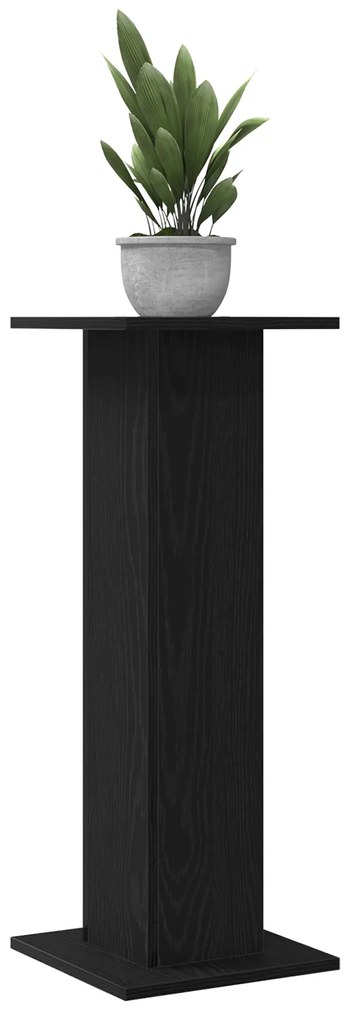 Suporte para Plantas vidaXL 2 pcs Carvalho Preto 30x30x80 cm Madeira d