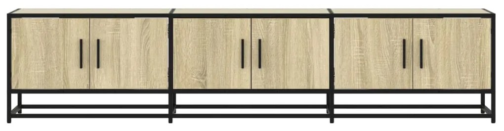 Móvel de TV 180x35x41 cm derivados de madeira carvalho sonoma