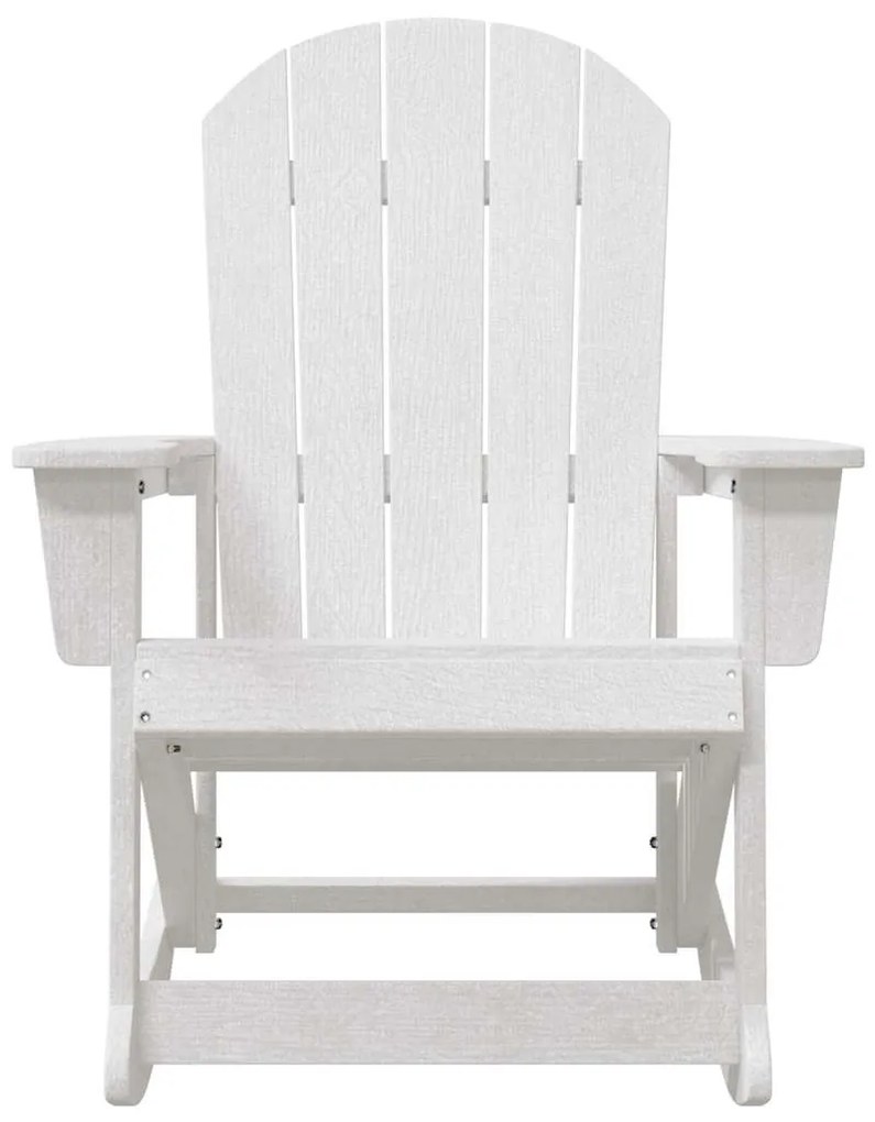 Cadeira Baloiço Adirondack Branca 73.5x92x90 cm HDPE