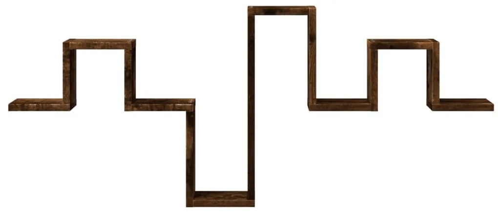 Estante parede 104,5x10x43 cm derivados madeira carvalho fumado