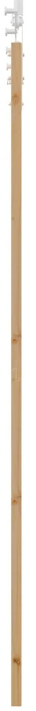 Porta Deslizante com Conjunto de Hardware 83x232 cm Madeira Sólida de