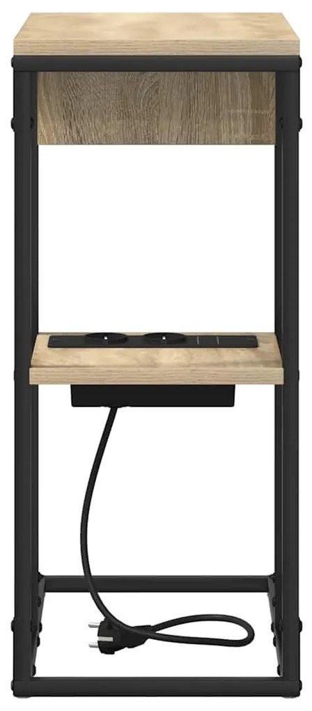 Mesa-de-cabeceira Carvalho Sonoma 41.5 x 26 x 60.5 cm