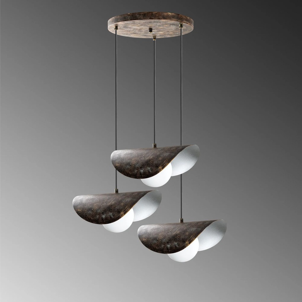 Candeeiro de Teto Vatoz – Cor Antiquation – Diâmetro 50 cm