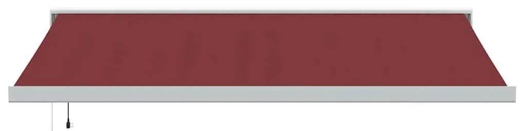 Toldo retrátil automático 450x300 cm bordô