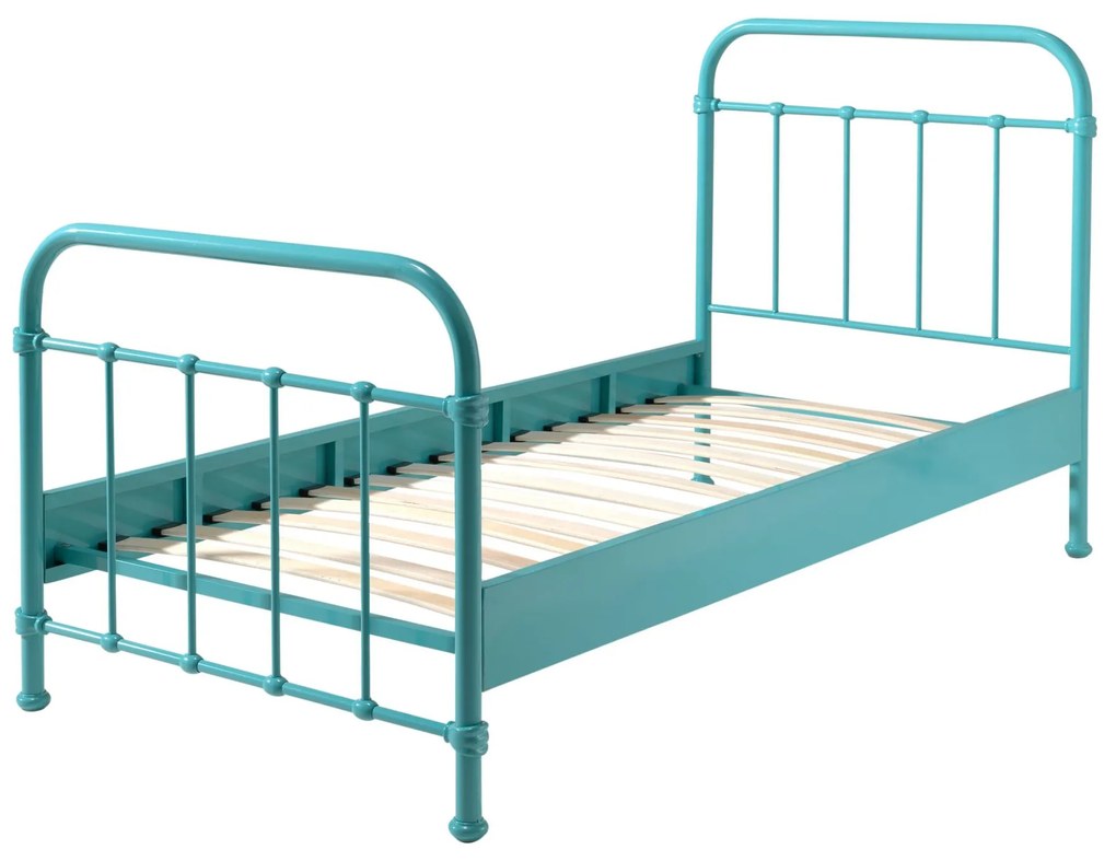 Cama para Crianças NEW YORK 90x200CM + Estrado Verde Menta