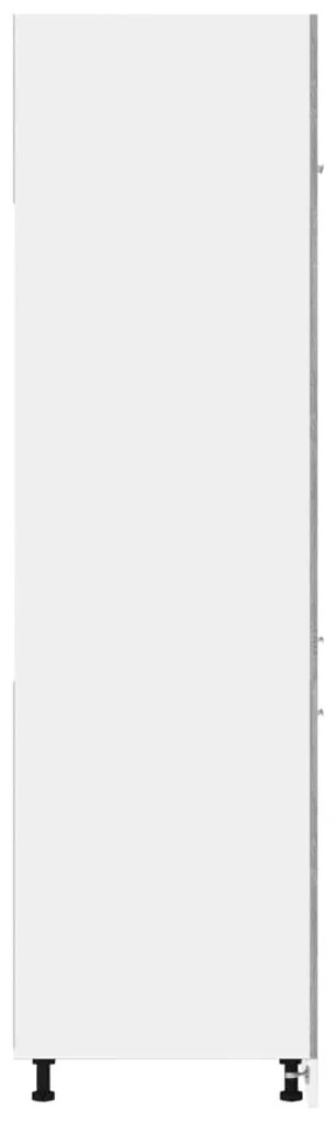 Armário para frigorífico “Lyon” 60x57x207cm cinza sonoma