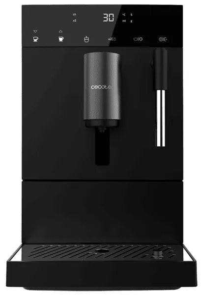 Cafeteira Cecotec superautomática compacta Cremmaet Compact Steam com 19 bares, sistema Thermoblock e vaporizador.