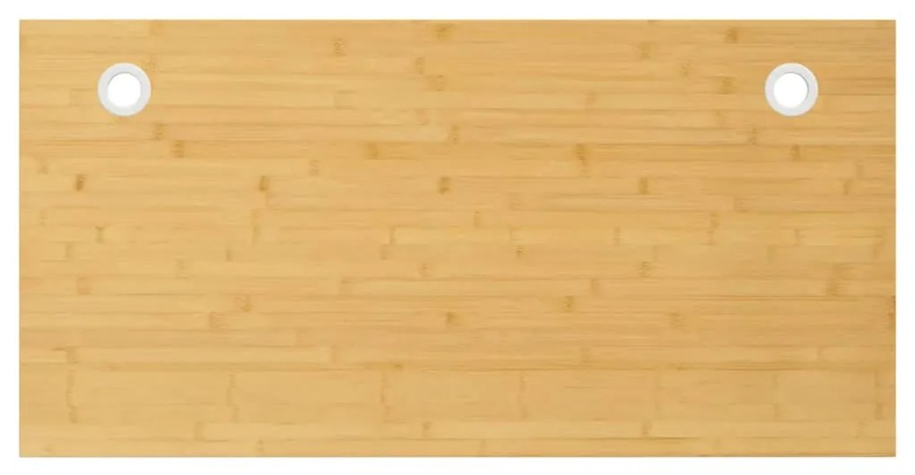 352761 vidaXL Tampo de secretária 80x40x4 cm bambu