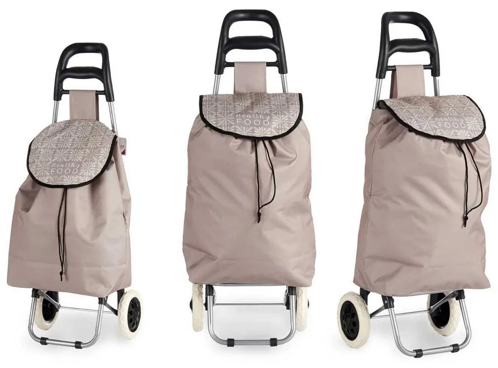 Carro de Compras Bege Preto Castanho 3,3 L (20 x 95 x 34 cm)