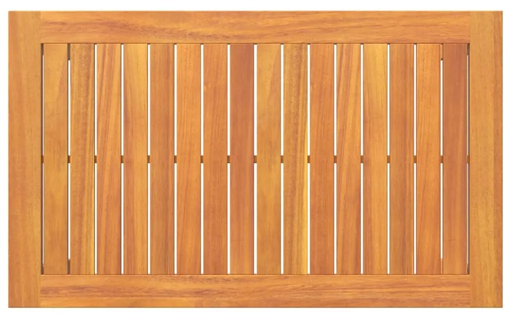 Mesa de Café vidaXL 75x40x38 cm Madeira de Acácia Sólida