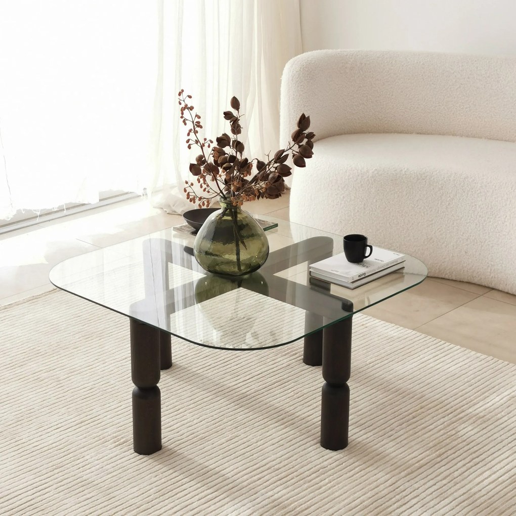 Mesa de Café Kei - Antracite - 80x40x80 cm