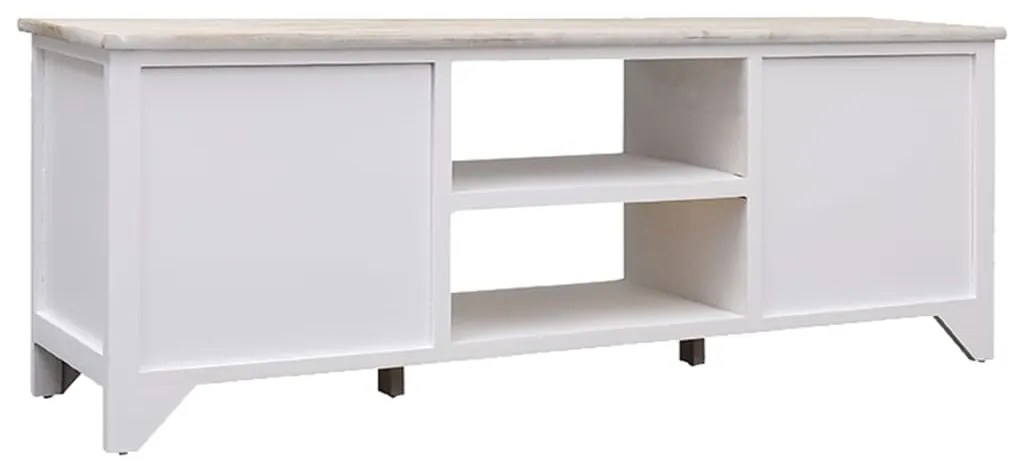 Móvel de TV 108x30x40 cm madeira paulownia maciça