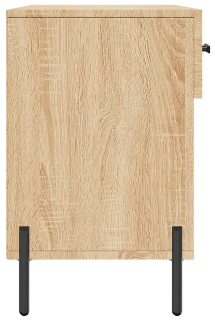 Banco sapateira 102x35x55 cm deriv. madeira carvalho sonoma