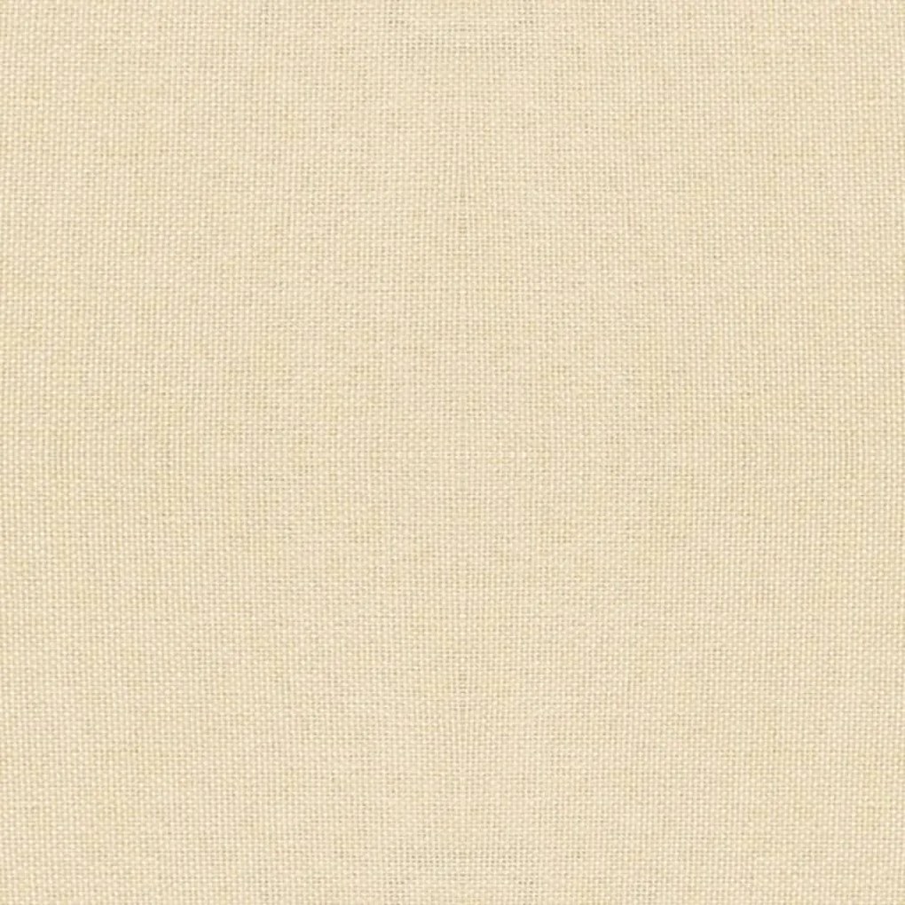 Cadeiras de jantar giratórias 4 pcs tecido cor creme