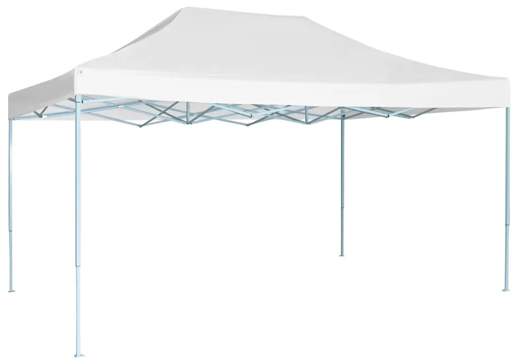 vidaXL Tenda para festas dobrável 3x4,5 m branco