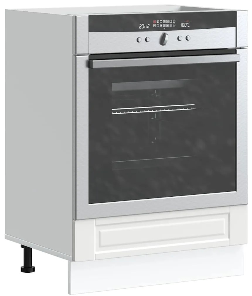 vidaXL Armário forno Porto derivados de madeira branco
