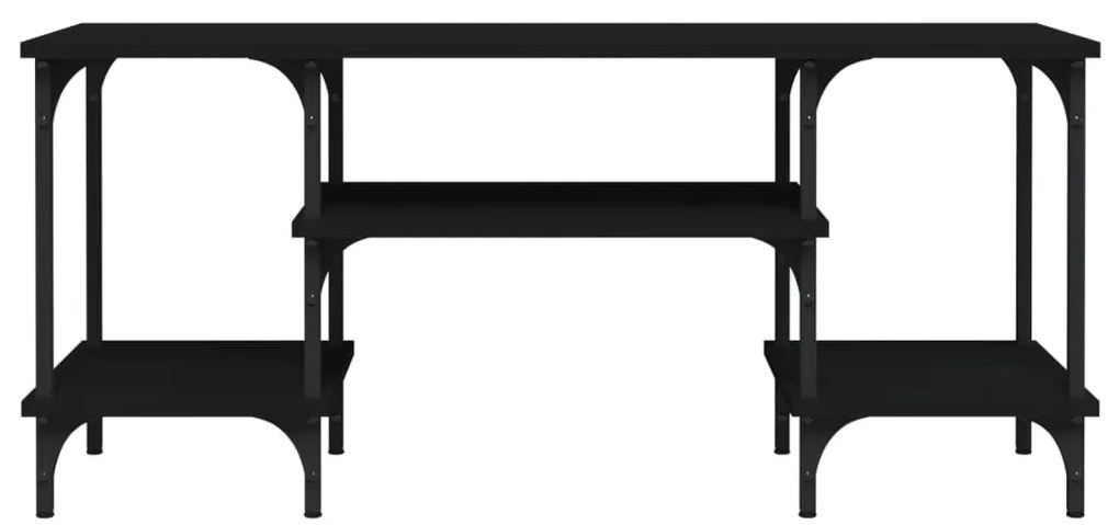 Móvel para TV 102x35x45 cm derivados de madeira preto