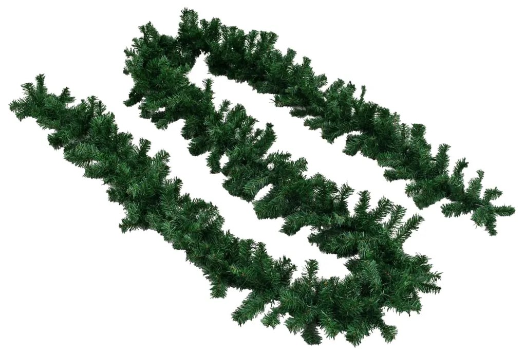 Grinalda de Natal 4 pcs 270 cm PVC verde