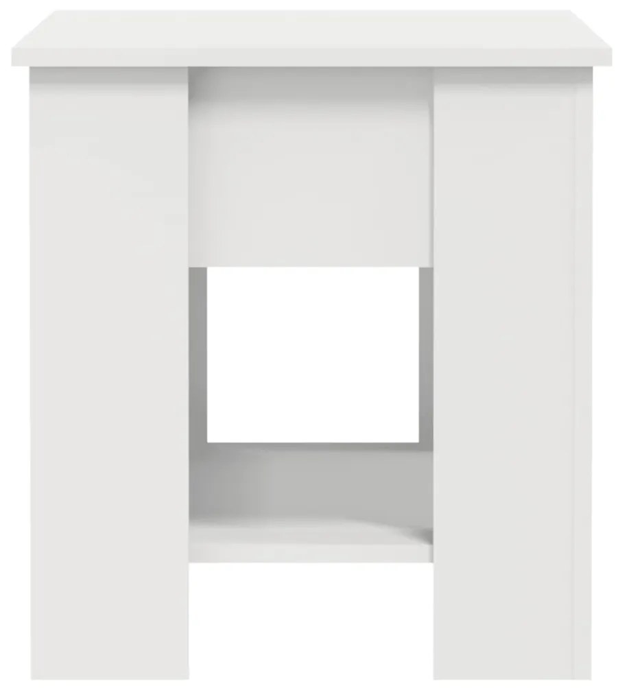 Mesa de centro 101x49x52 cm madeira processada branco