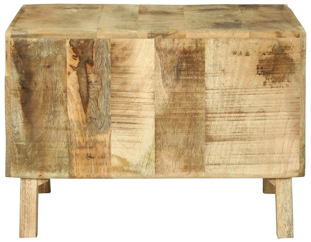 Mesa de Café 50x50x35 cm Madeira de Mangueira Maciça