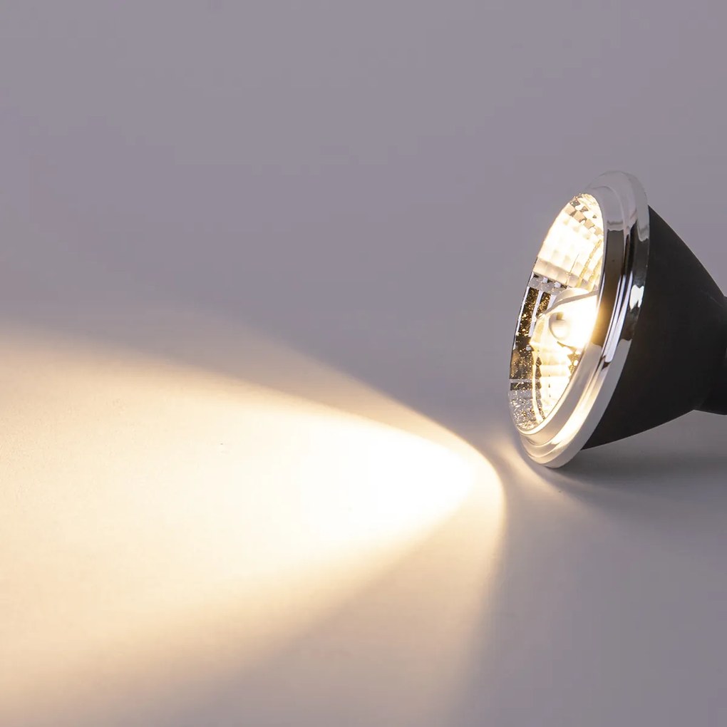 Conjunto de 5 lâmpadas LED GU10 reguláveis AR70 6W 450lm 2700K