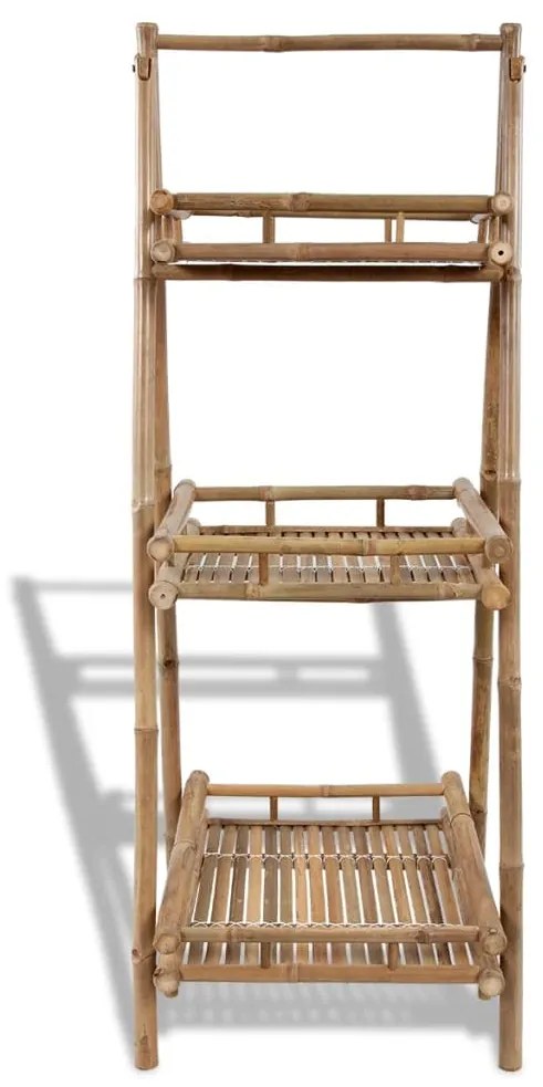 Floreira c/ 3 prateleiras bambu