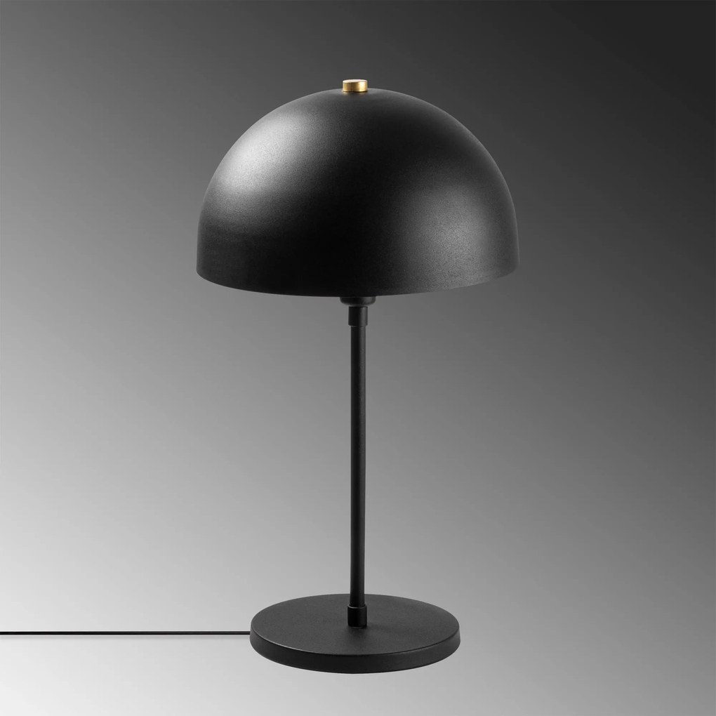 Candeeiro de Mesa Varzan – Preto Antique – 28 x 28 x 50 cm