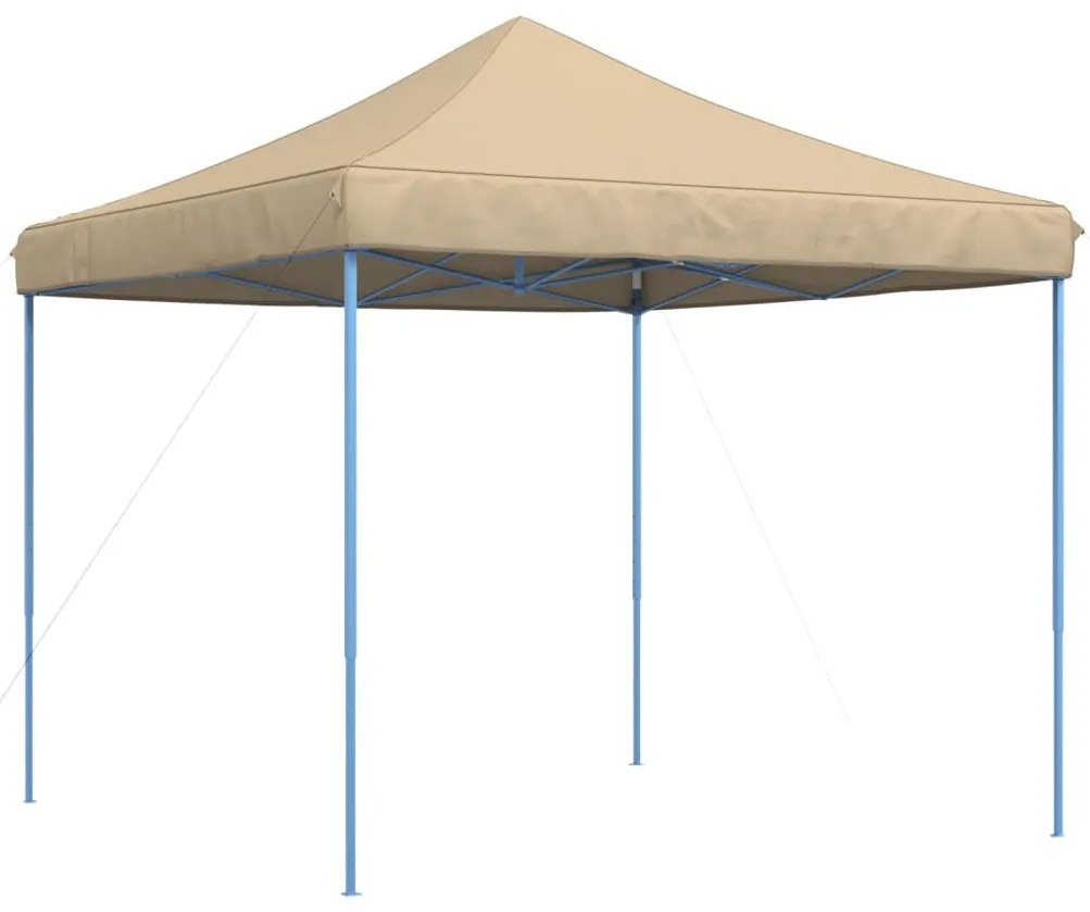 Tenda para festas pop-up dobrável 292x292x315 cm bege