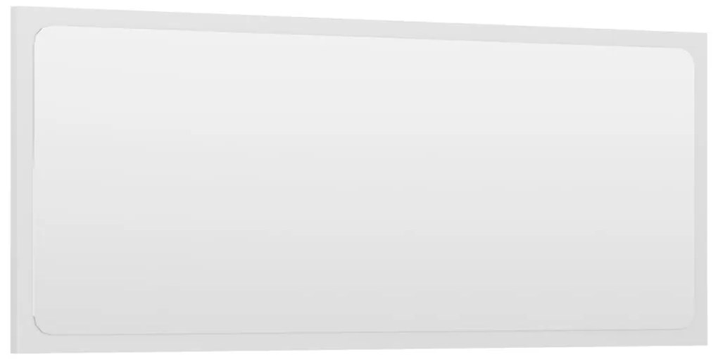 Conj. de móveis de casa de banho contraplacado branco brilhante